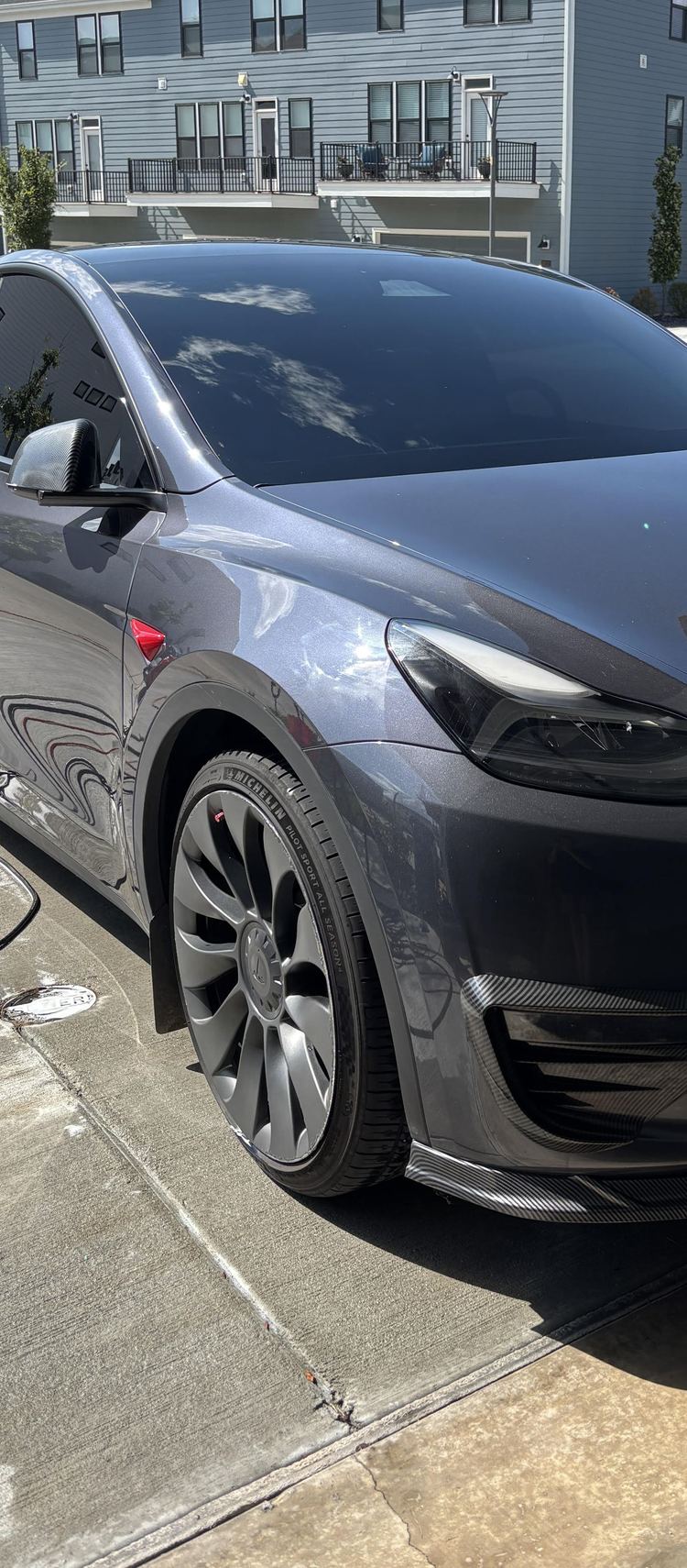 Tesla Model Y detailed by Elite Detailing West County in a West County driveway