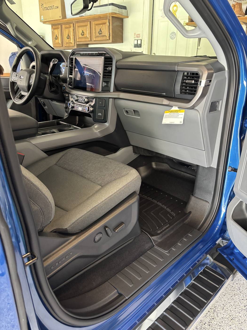 Ford F-150 dashboard and passenger cabin detailed